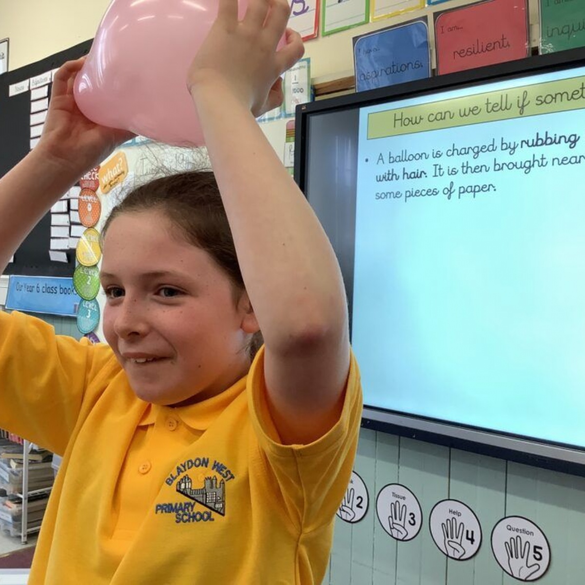 Blaydon West Primary School Year 6 Science Static Electricity Blaydon west primary school year 6 science static electricity